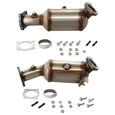 Catalytic Converters Set of 2 Front Driver & Passenger Side Left Right Pair