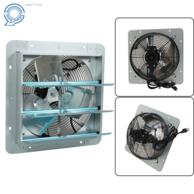 10''12''14''16''20'' Shutter Exhaust Fan Wall Mounted Aluminum High Speed Garage Shop