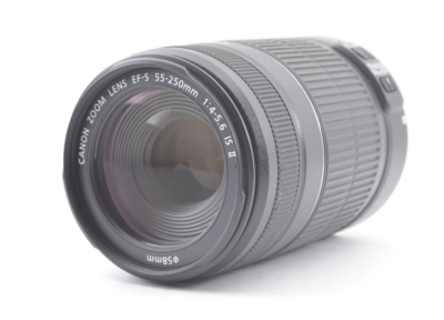 Top Mint】 CANON EF-S 55-250mm f/4-5.6 IS Ⅱ Telephoto Zoom Lens