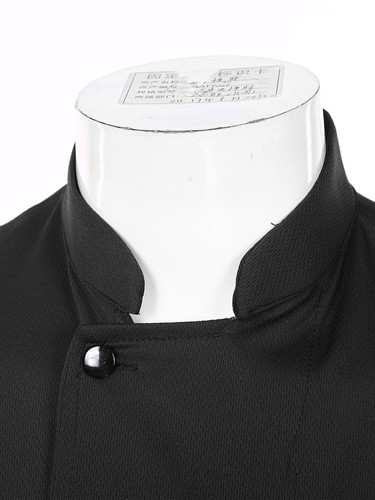 Unisex Mens Womens Chef Cooking Uniform Jacket Coat Restaurant Kitchen Workwear - Picture 11 of 51