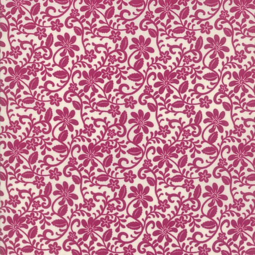 Moda SPELLBOUND Maroon Floral 31114 14 Urban Chicks QUILT FABRIC - Picture 4 of 4