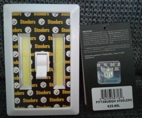 NEU - Pittsburgh Steelers LOGO LED Stick Up Light, sehr hell! - Bild 1 von 4