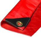 Heavy Duty Red Canopy Top 6' x 8' Premium Sun Shade Tarp