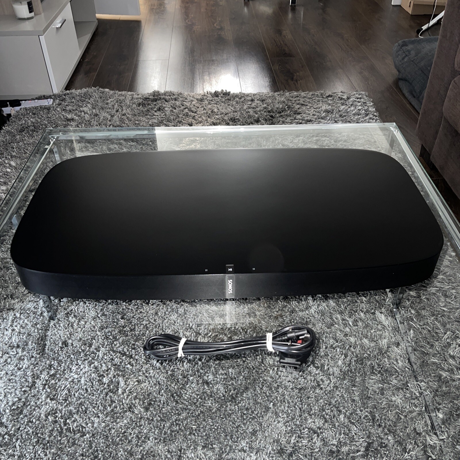 Black Sonos Playbase Wireless Home 