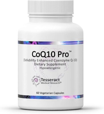 CoQ10 Pro | Coenzyme Q10 for Heart / Muscle Health & Cellular Energy (60 Count)