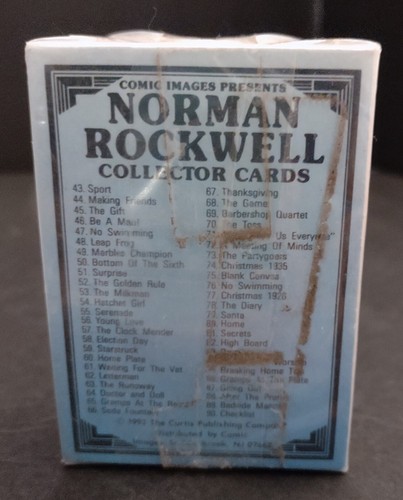 Norman Rockwell Collectable Cards Comic Images Set Of 90 Never Opened - Picture 3 of 3