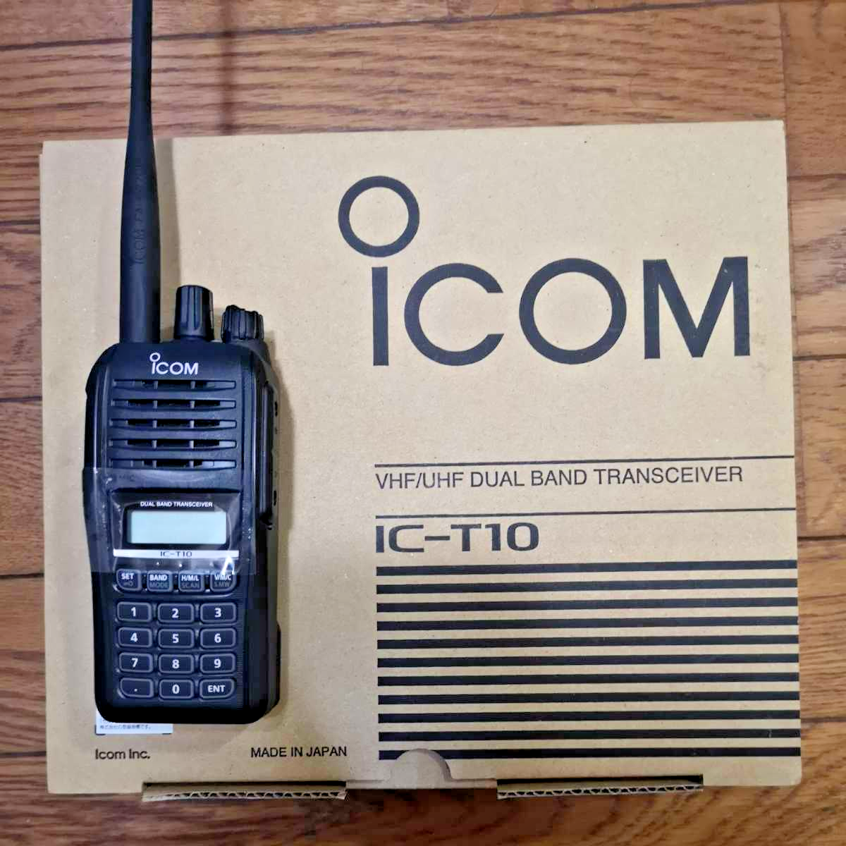 ICOM IC-T10 Numeric Keypad 144/430MHz Dual Band 5W FM ICOM IC-T10 Numeric Keypad 144/430MHz Dual Band 5W FM