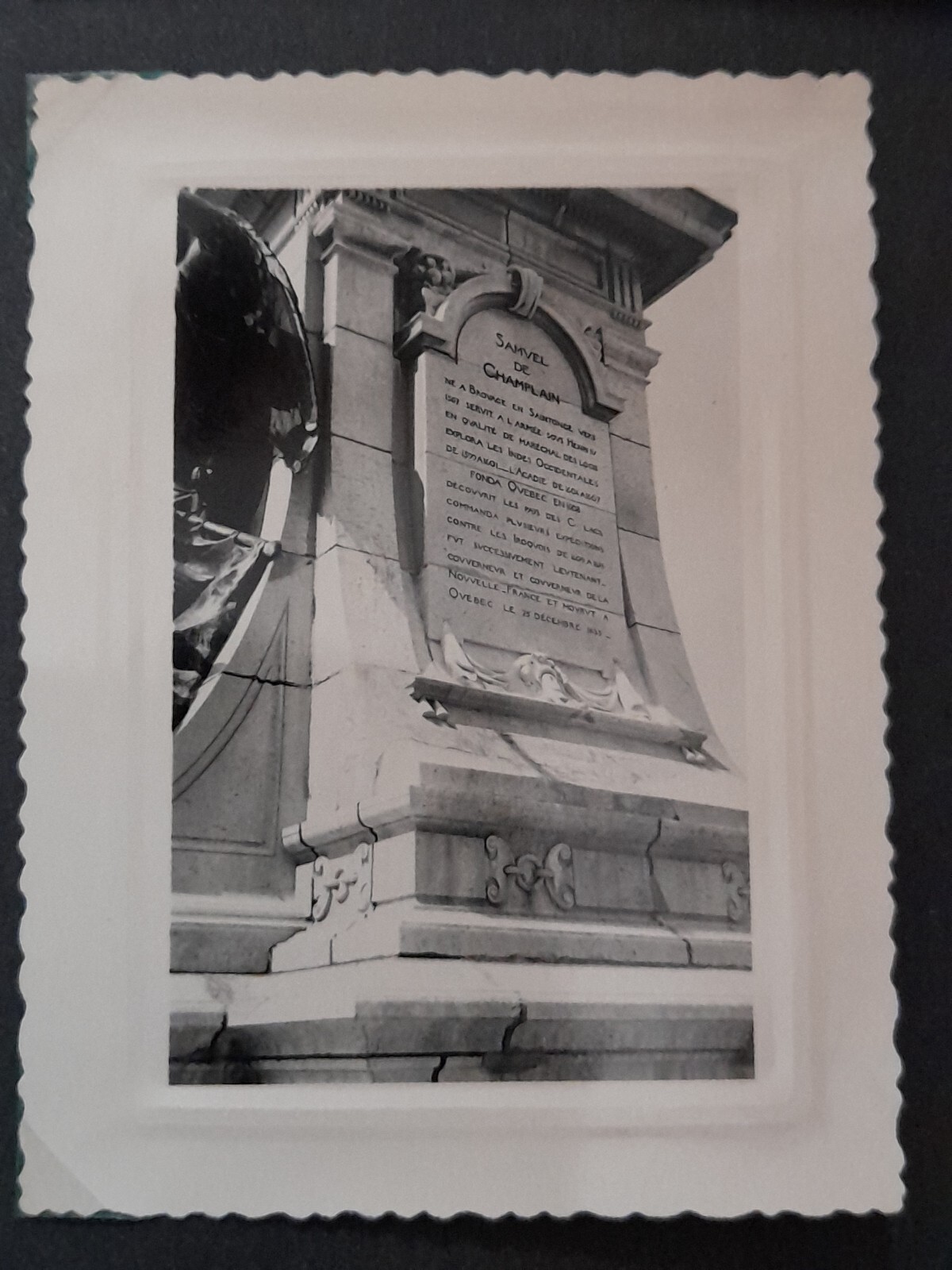 Vintage Snapshot Quebec Canada Silver Print Photo 1960 