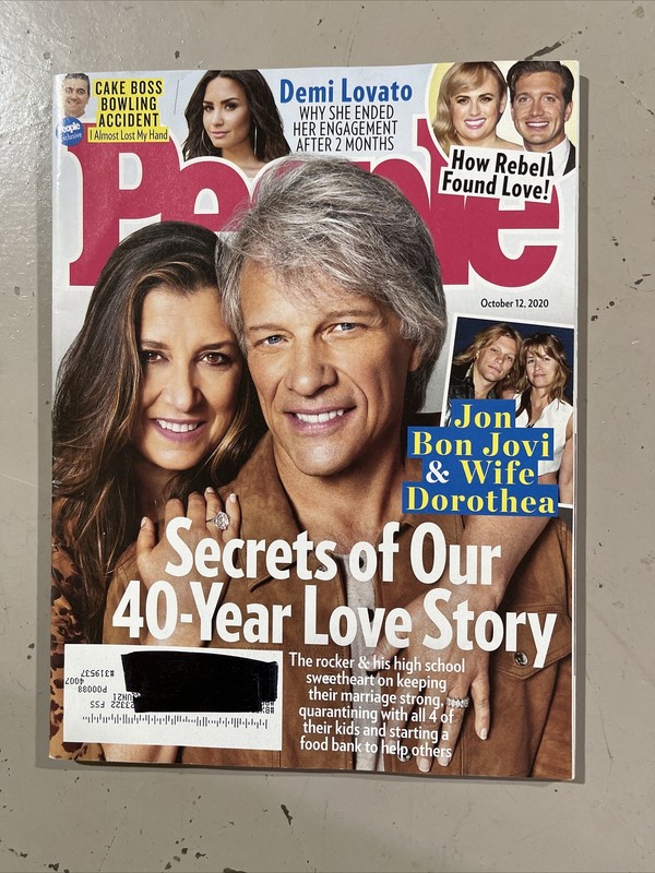 People October 12 2020 Jon Bon Jovi & Wife Dorothea