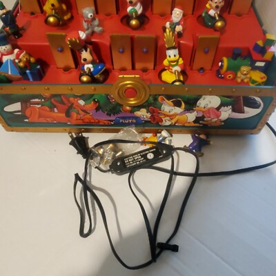 その他 Mickey's Musical Toy Chest Disney Mickey Musical Toy Chest Mr. Christmas Vintage Toy F
