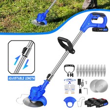 Débroussailleuse avec batteries tondeuse à gazon réglable avec accessoires 2024