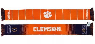 clemson national championship scarf