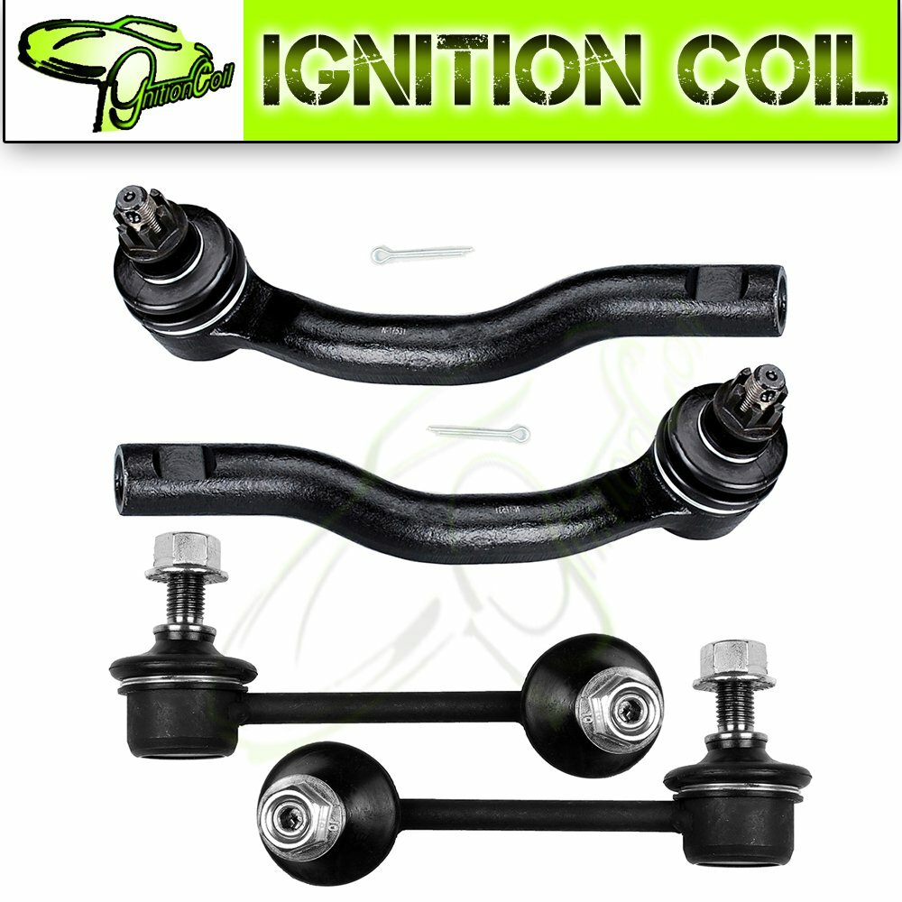 Set of 4 Front Outer Tie Rod Ends  Sway Bar End Links for Mazda CX-7