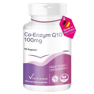 Coenzym Q10 100mg - 90 Kapseln - VEGAN | Vitamintrend