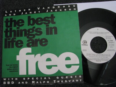 Luther Vandross-Janet Jackson-The Best things in Life are Free 7''-1992 Germany