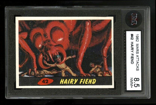 1962 Topps Mars Attacks #42 Hairy Fiend — KSA 8.5