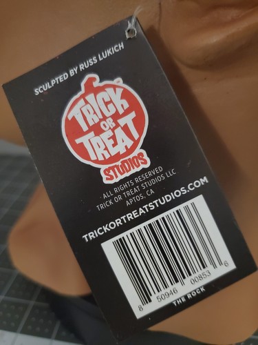 WWE Pro Wrestling The Rock Látex Halloween Máscara Dwayne Johnson Negro Adam WWF - Imagen 12 de 24