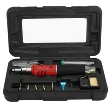 10PCS Butane Gas Soldering Iron Cordless Welding Torch Kit Gas Solder Gas Iron