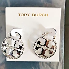 Tory Burch roundness silver Earrings