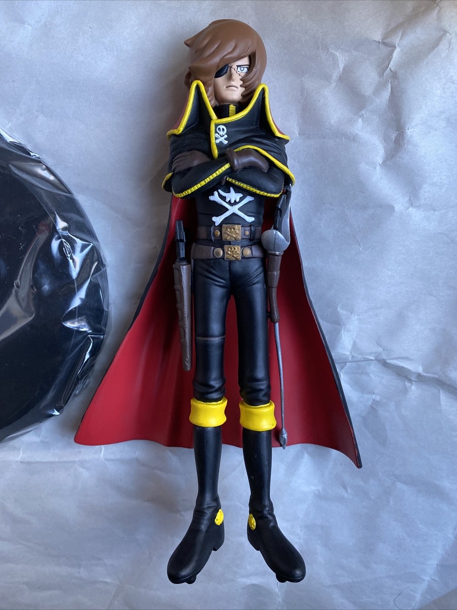 Galaxy Express 999 CAPTAIN HARLOCK 8” Figure JAPANESE ANIME STATUE