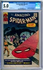 Amazing Spider-Man 22 CGC Graded 5.0 VG/FN Marvel Comics 1965