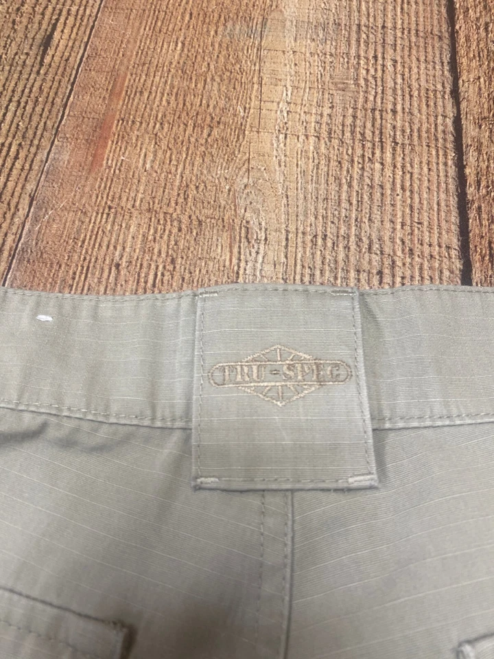 Tru-Spec Tactical Work Pants Men 38W Gray Cotton Ripstop Cargo Pockets High-Rise - Image 4 of 4