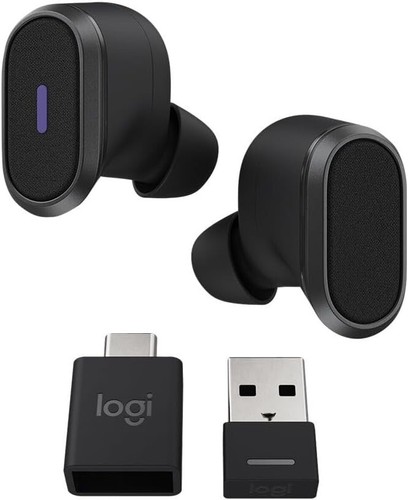 Logi Logitech Zone True Wireless Noise Cancelling Bluetooth Earbuds Headset