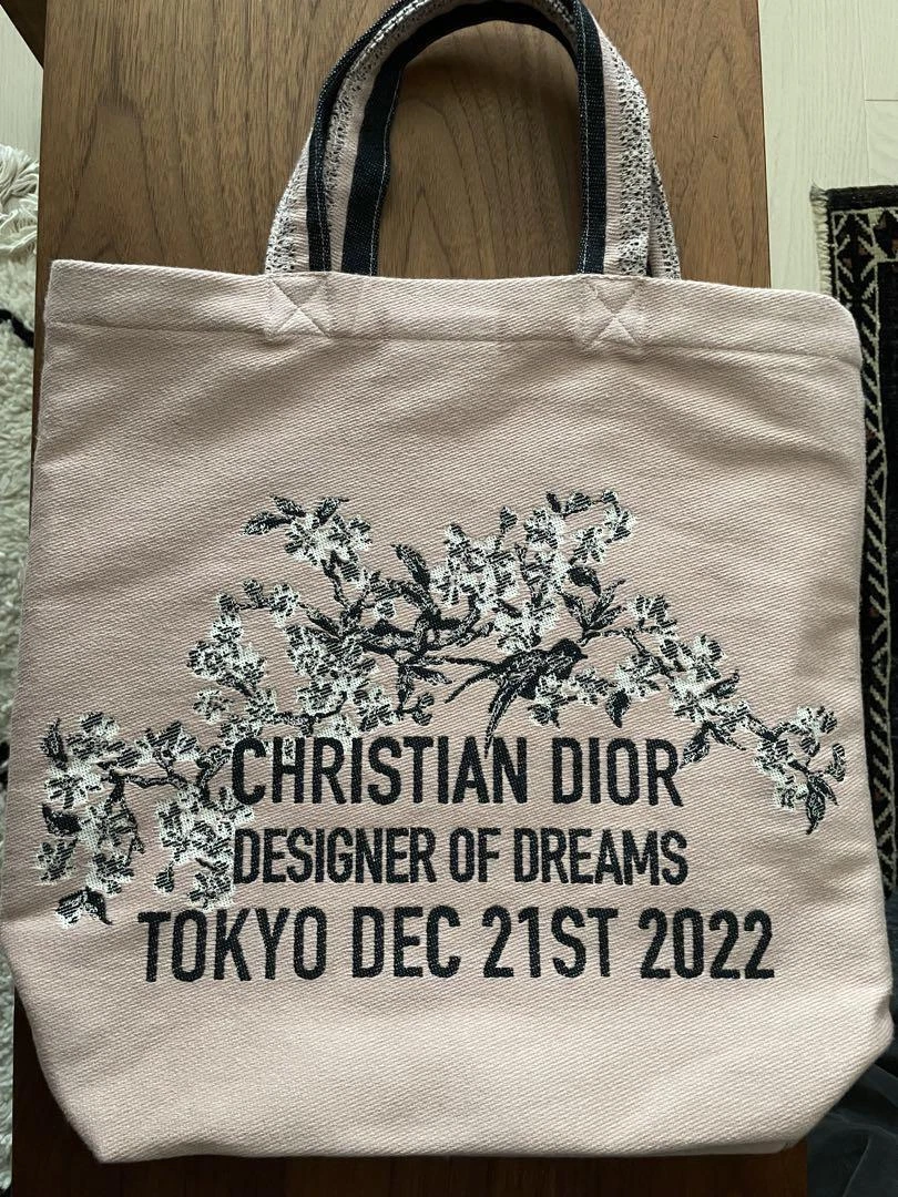 Dior exhibition top tote bag