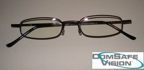 ComSafe Vision Computer Glasses Anti Glare Blue Light blocking Basics +0.75