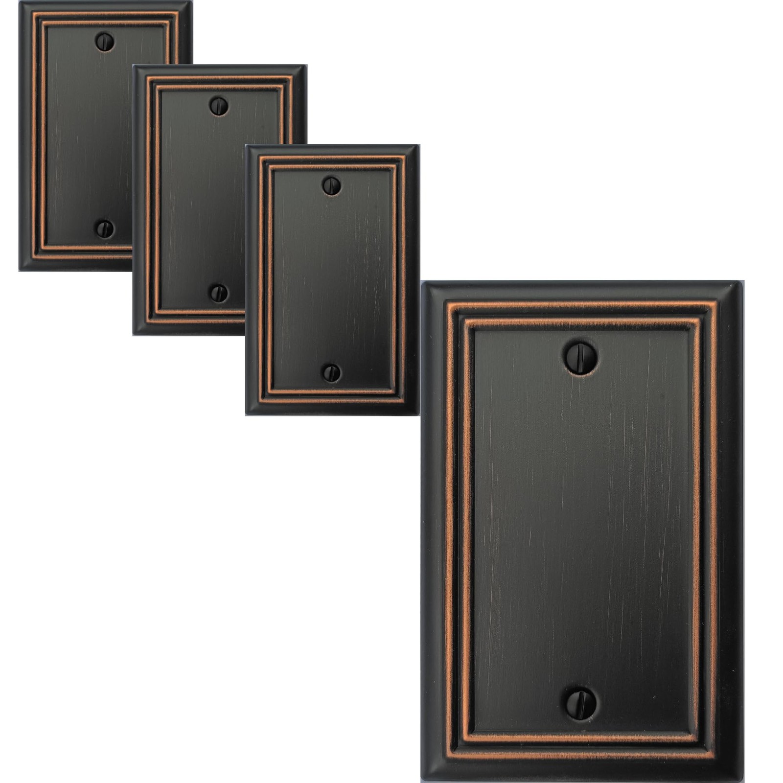 Single Gang Metal Light Switch Cover Decorative Wall Plate