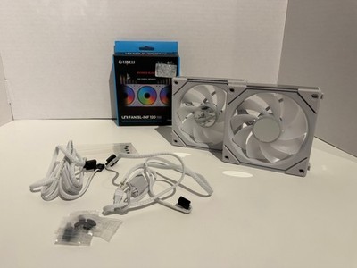 *Fans Only* Lian Li SL Infinity 120mm  - White Reverse (2-Pack)