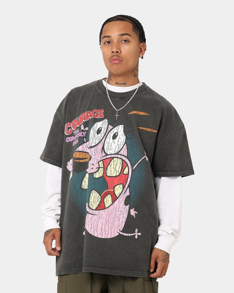 73Studio X Cartoon Network Courage Heavyweight T-… - image 2