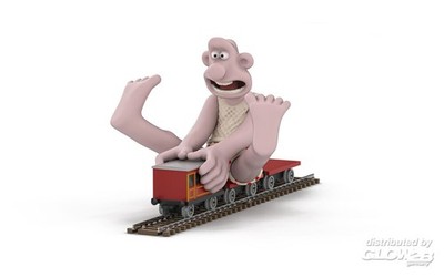 Corgi: Wallace & Gromit - The Wrong Trousers - Wallace & Pritschenwagen [31290064