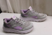 Reebok Girls Gray Purple comfort foam Running Sneaker 1K