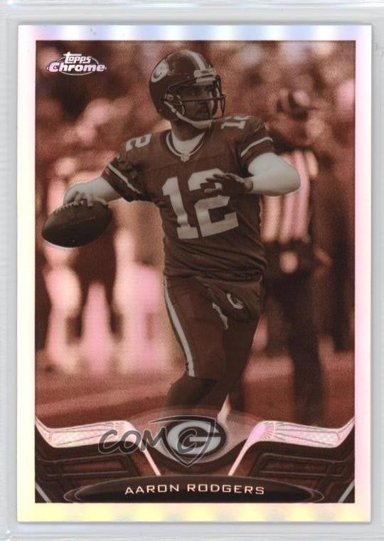 2013 Topps Chrome Sepia Refractor 64/99 Aaron Rodgers #150 0j3l