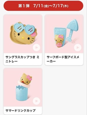 Hello Kitty Happy Meal 2025 Full Set of 6 Wave 1 & 2 McDonald's