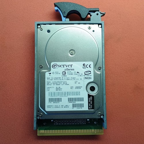 00P3830 08K0293 IBM 36GB Ultra320 10K RPM RS6000 Hard Drive W/Tray
