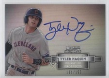 2012 Bowman Sterling Prospect Refractor 181/199 Tyler Naquin #BSAP-TN Auto 1b8