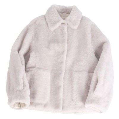 Brunello Cucinelli Jacket Reversible Mouton Outerwear Women's 38 (m) Used MOLO-0