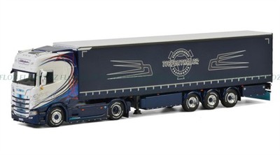 for WSI for SCANIA S CS20H 4x2 TAUTLINER TRAILER - 3 AXLE for 1:50 Model