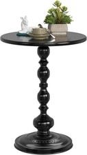 Small Side Table Round Drink Table End Table Sofa Table TV Tray Table Pedestal