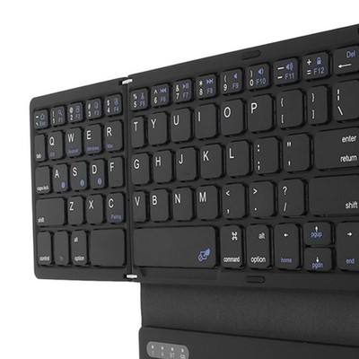 Foldable BT Keyboard Low Latency BT 5.1 Full Size Keyboard With Large Touchpad
