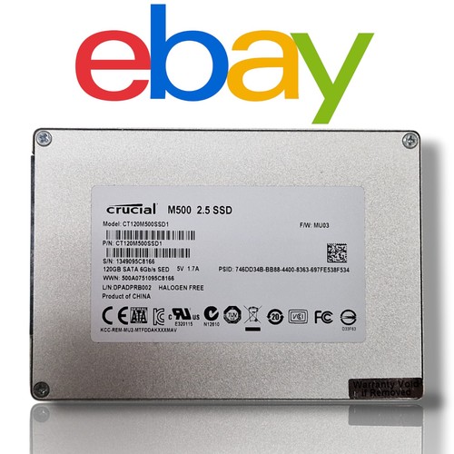 ⚡ Crucial CT120M500SSD1 120GB SSD | M500 | SATA III 2.5" 💾 #FF50