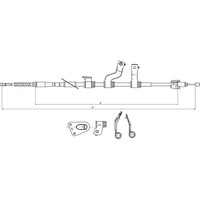 Metzger 17.2579 Seilzug Feststellbremse FüR Hyundai I30 GD