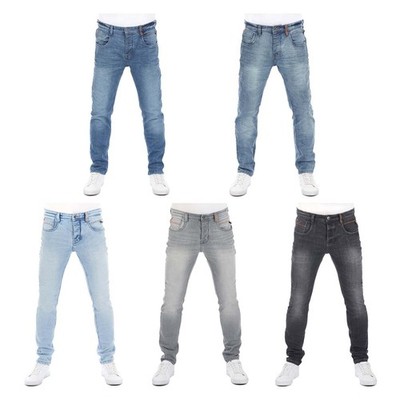 riverso Herren Jeans Hose RIVCaspar Slim Fit Jeanshose Used Look Baumwolle Denim
