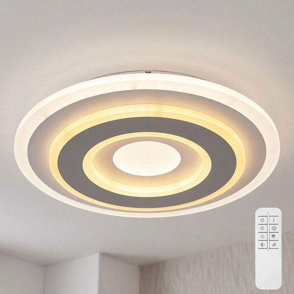 Tageslichtleuchte Wohnzimmerlampe Deckenleuchte Fernbedienung Cct Dimmbar Led-image
