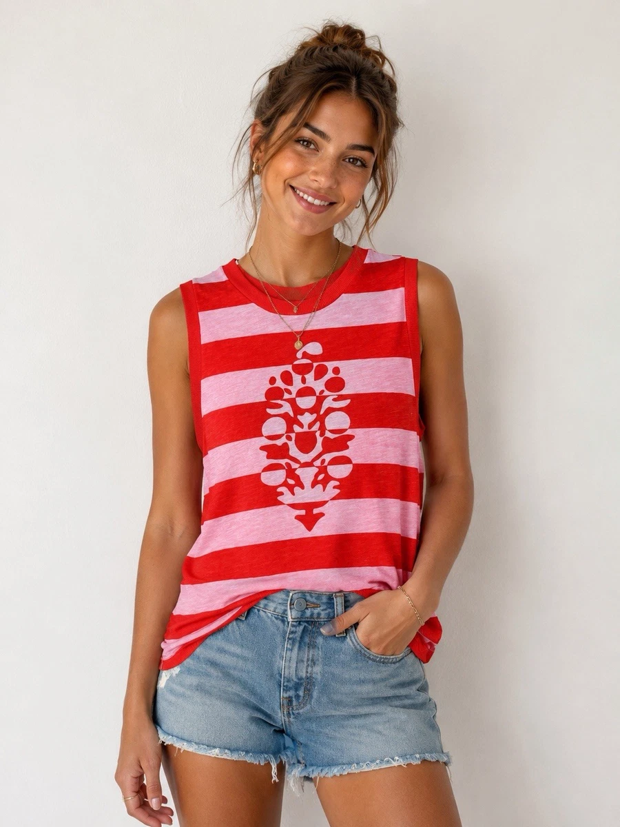Red Tank Tops for Women for Sale - eBay