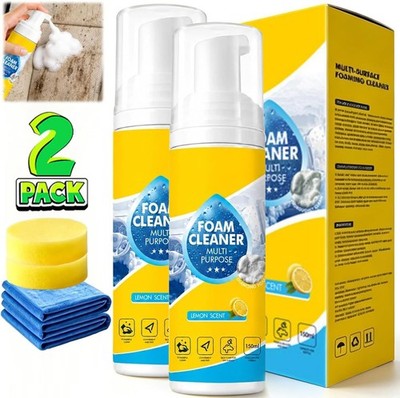 2X 4-in-1 Multi-Enzyme Foam Cleaner，Foam Cleaner Multi Purpose,Powerful Cleaning