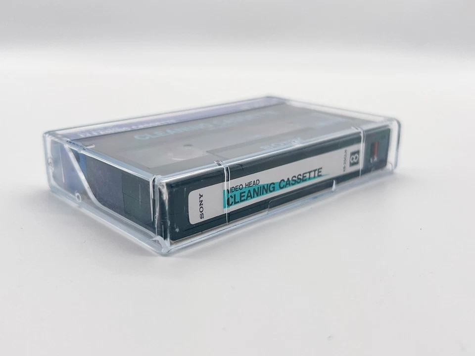 Cinta de casete de limpieza de cinta Sony Hi8 Video8 8 mm V8-25CLH para videocámaras HandyCAM. Foto 3 de 4