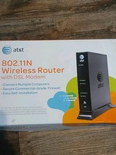 AT T 802.11N Wireless Router W/ DSL Modem